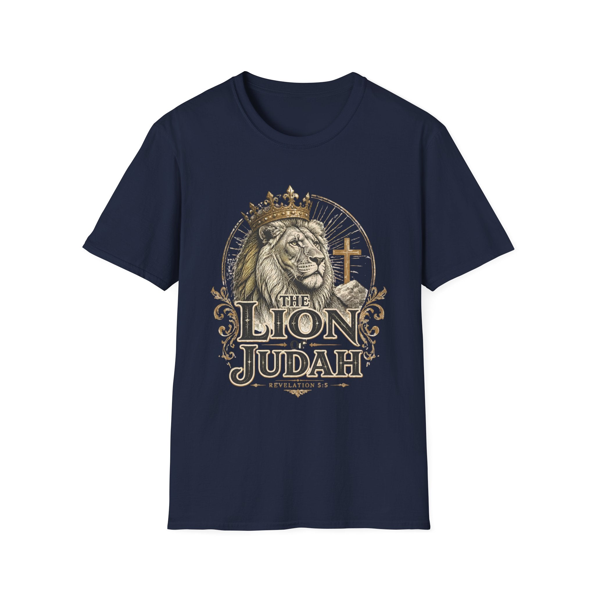 Lion of Judah T-Shirt — Christian Faith King Lion Graphic Tee