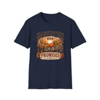 Harvesting His Promises T-Shirt — Fall Pumpkin & Sunflower Faith Tee