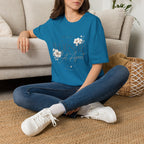Made to Worship T-Shirt — Floral Christian Faith Tee