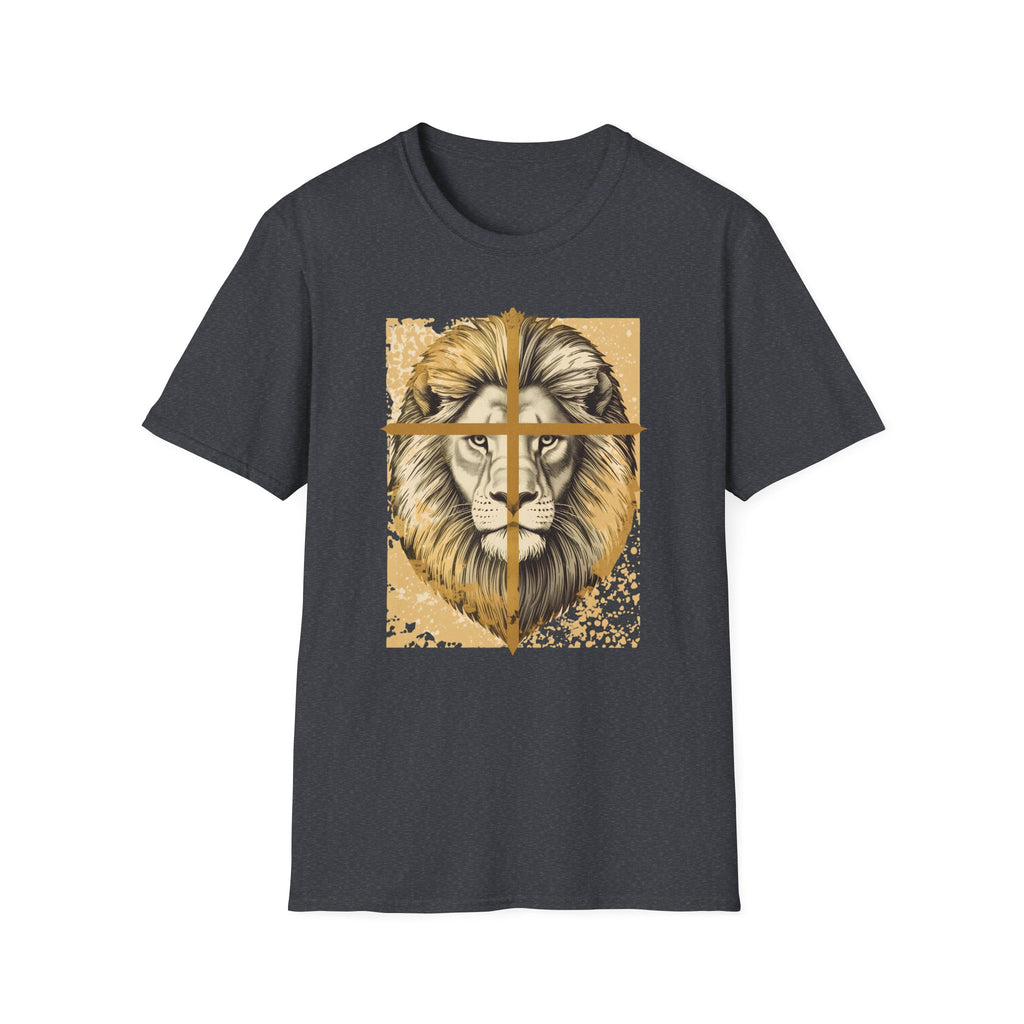Lion Cross T‑Shirt — Faith-Inspired Lion Graphic Tee