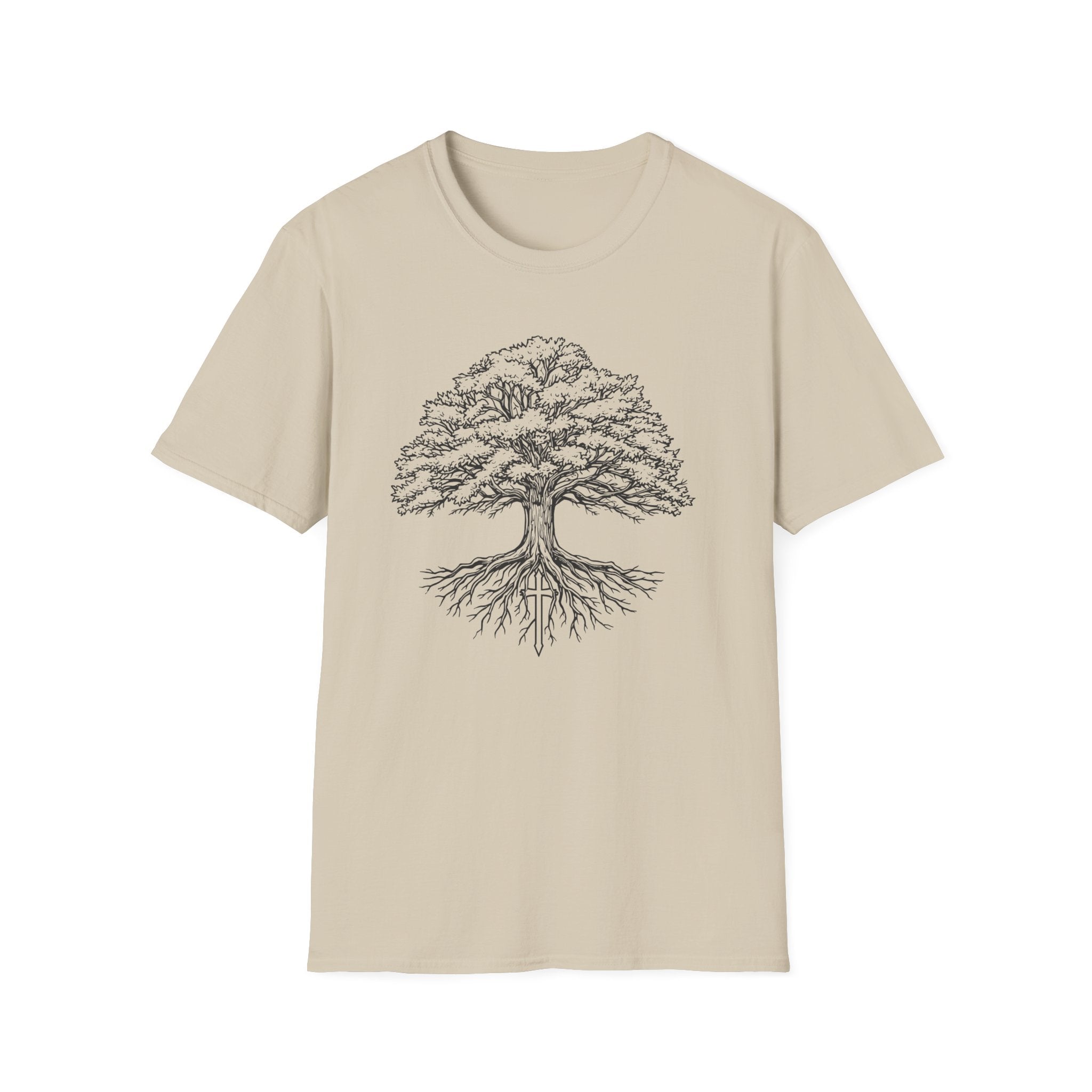 Tree of Life T-Shirt — Detailed Oak Tree Illustration Shirt