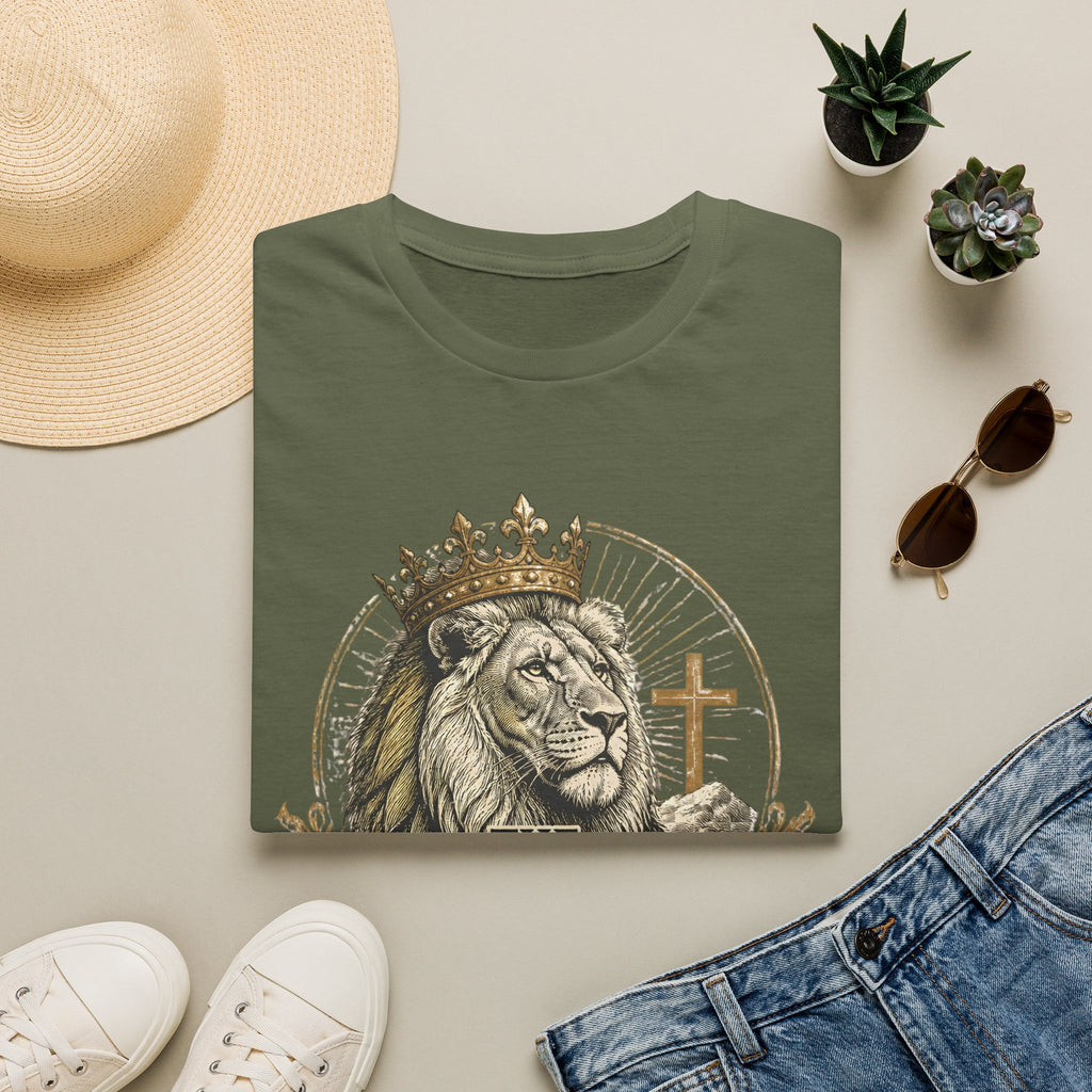 Lion of Judah T-Shirt — Christian Faith King Lion Graphic Tee