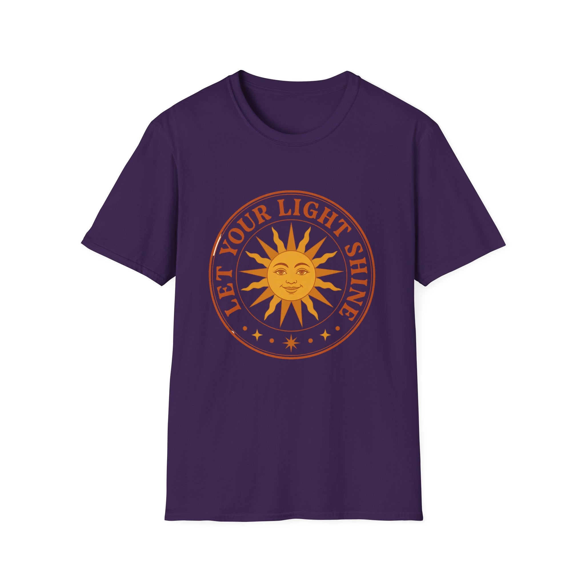 Sunshine Graphic T-Shirt — "Let Your Light Shine" Inspirational Tee