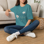Made to Worship T-Shirt — Floral Christian Faith Tee
