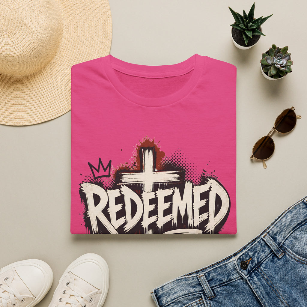 Redeemed Cross T‑Shirt — Christian Faith Graphic Tee
