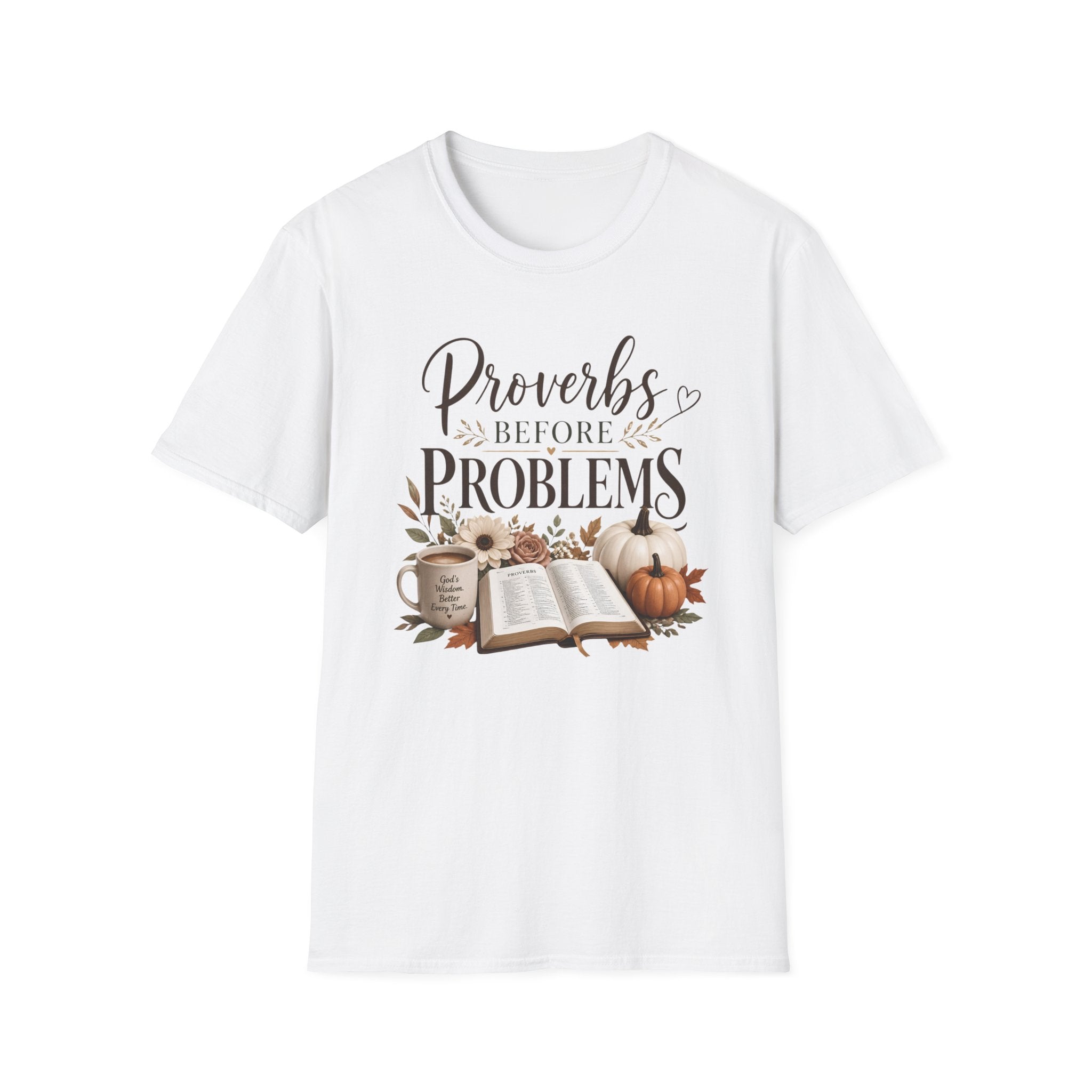T-Shirt — "Proverbs Before Problems" Inspirational Christian Tee