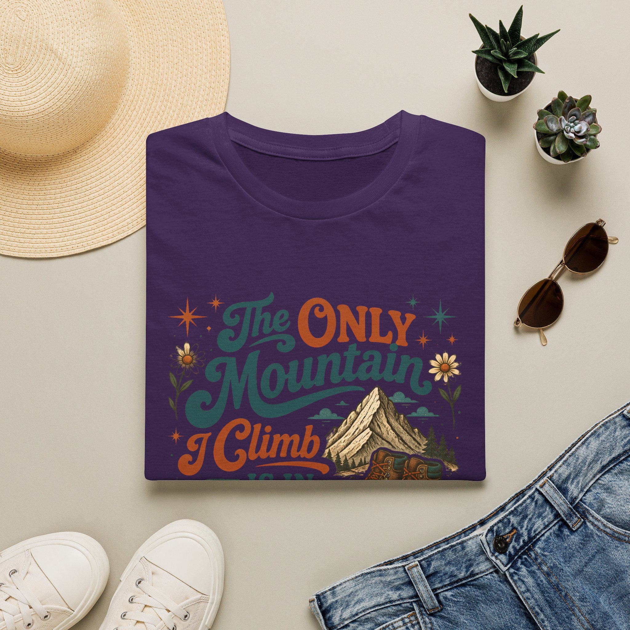 Mountain Psalms T-Shirt — "The Only Mountain I Climb Is in Psalms"