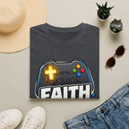 Faith Mode Gamer T-Shirt — Christian Video Game Controller Tee