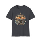 Anchored in Jesus T-Shirt — Christian Anchor Faith Tee