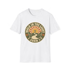 Walk in the Light T-Shirt — Christian Sunrise Design (1 John 1:7)