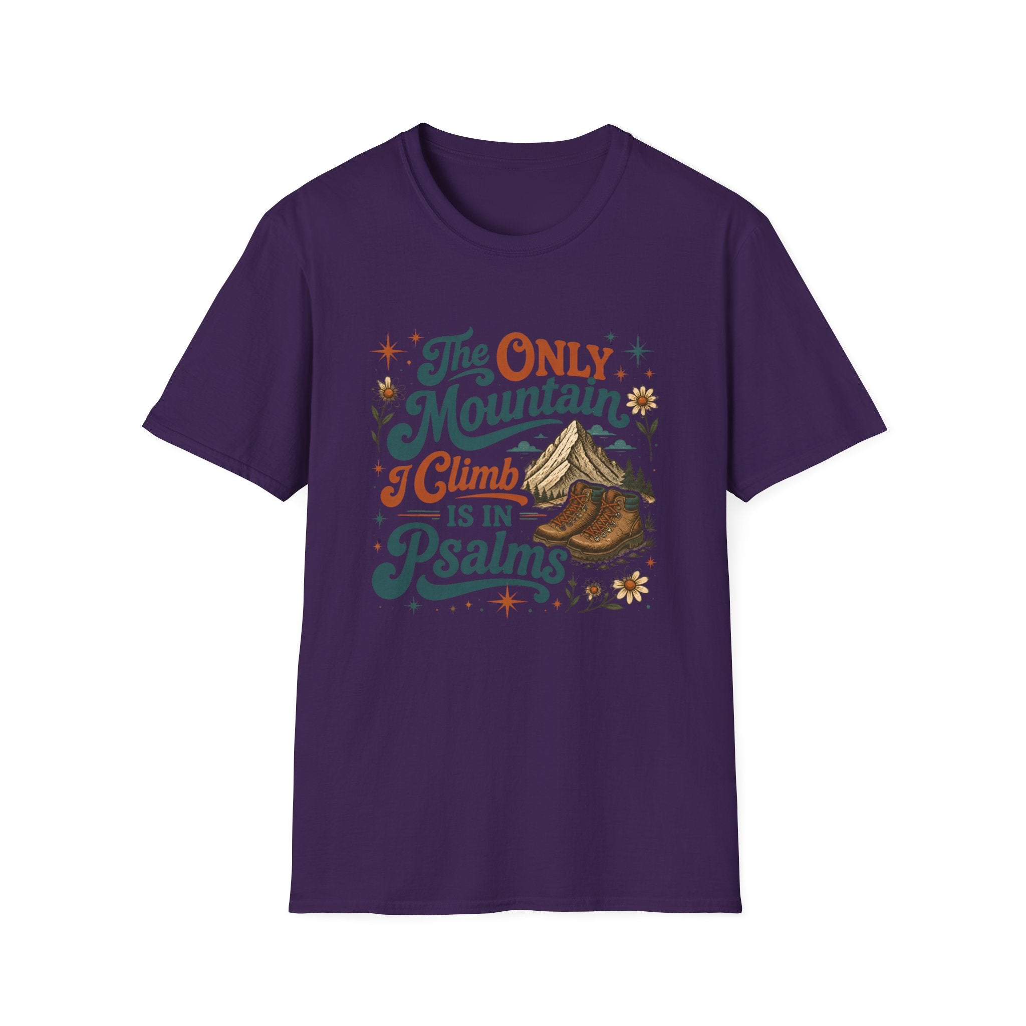Mountain Psalms T-Shirt — "The Only Mountain I Climb Is in Psalms"