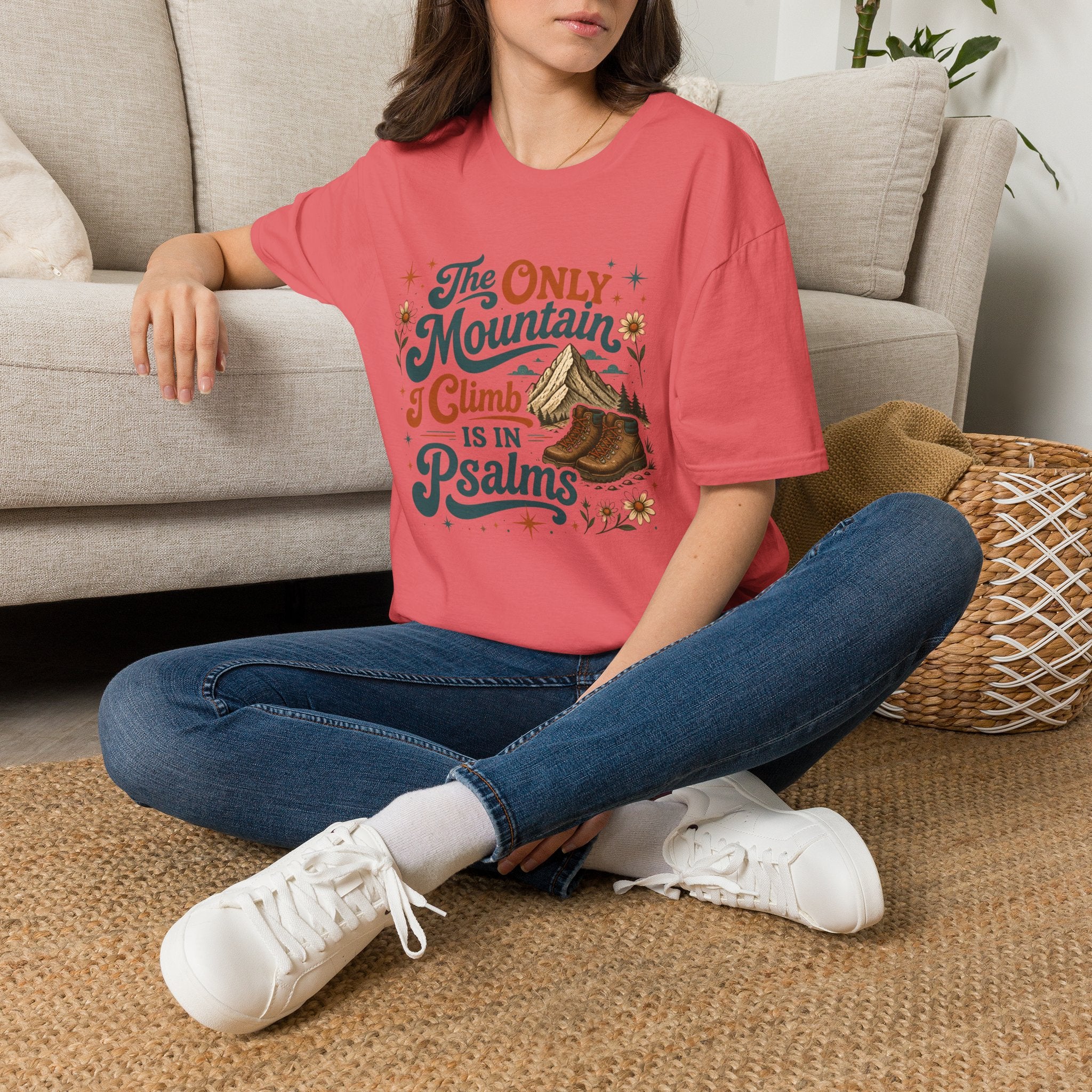 Mountain Psalms T-Shirt — "The Only Mountain I Climb Is in Psalms"