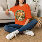 Walk in the Light T-Shirt — Christian Sunrise Design (1 John 1:7)