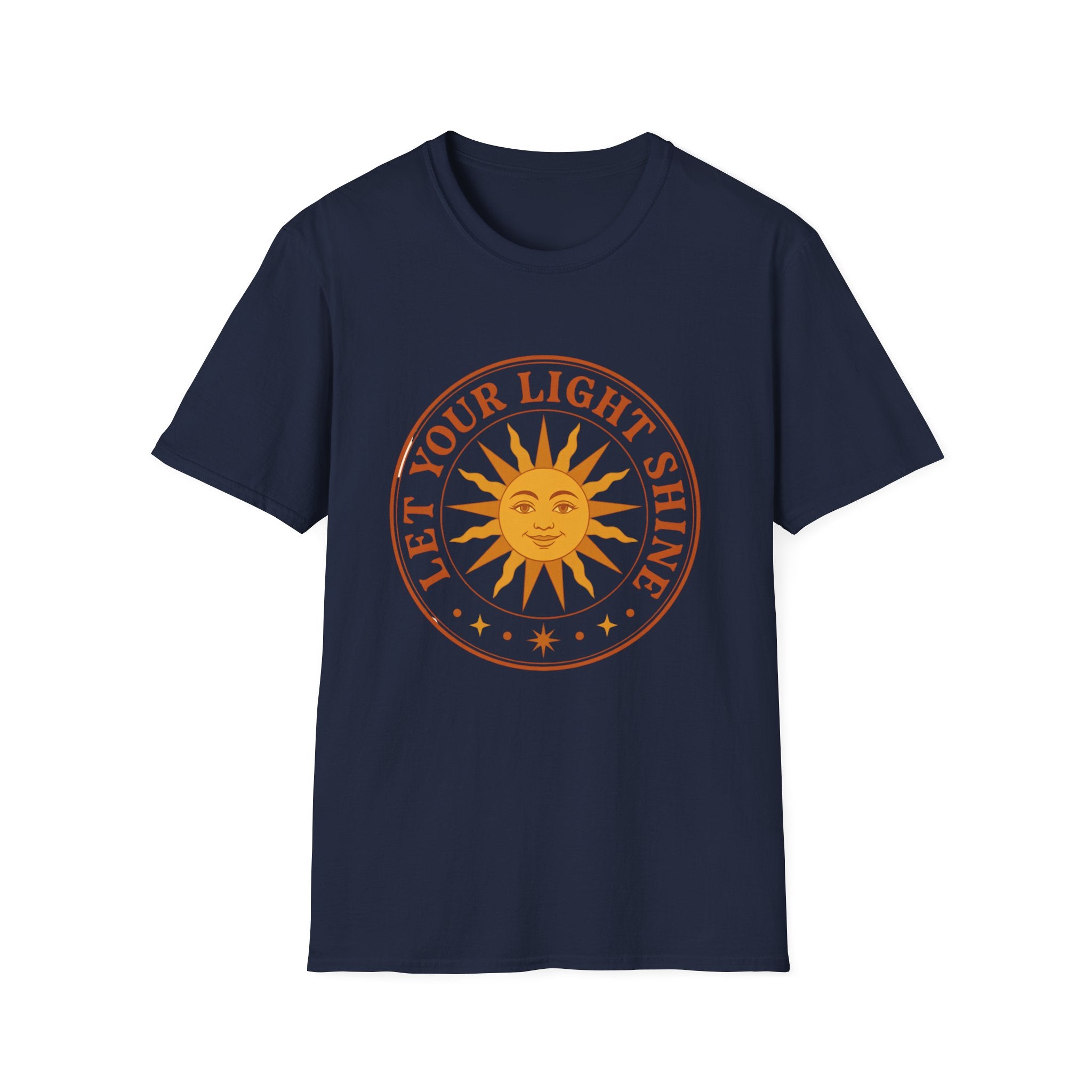 Sunshine Graphic T-Shirt — "Let Your Light Shine" Inspirational Tee