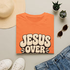 Jesus Over Everything T‑Shirt — Retro Faith Graphic Tee