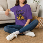 Faith Over Fear T-Shirt — Bold Graffiti Christian Inspirational Tee