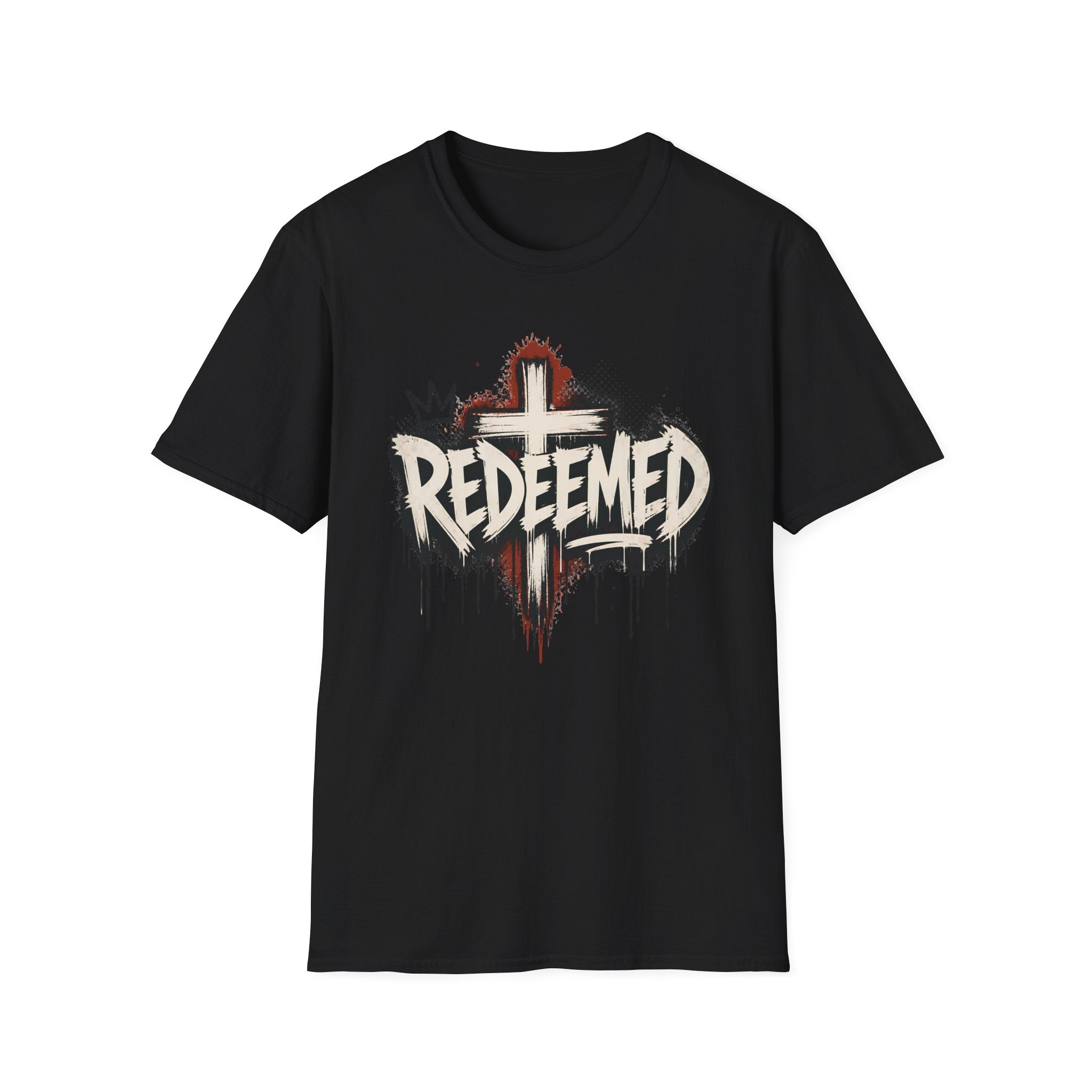 Redeemed Cross T‑Shirt — Christian Faith Graphic Tee