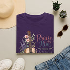 Guitar Floral "Praise Him with Strings" T-Shirt