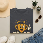 T-Shirt — 'Grace Wins' Angel Trophy Graphic Tee