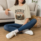 Deerly Beloved Graphic Tee — Rustic Deer Nature T-Shirt