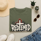 Redeemed Cross T‑Shirt — Christian Faith Graphic Tee