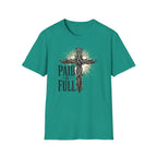Christian T-Shirt — "Paid in Full" Cross Graphic Faith Tee