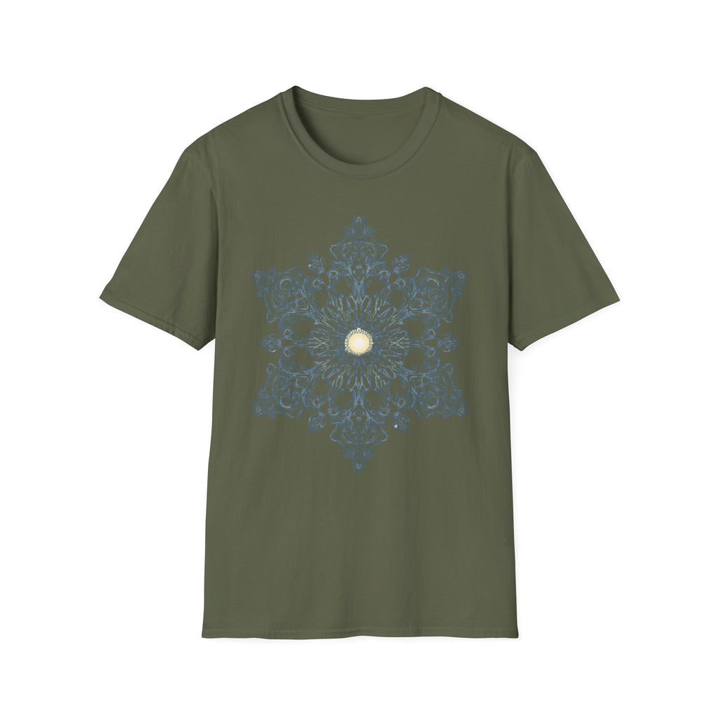 Floral Mandala Tee — Sunburst Lace Graphic T-Shirt