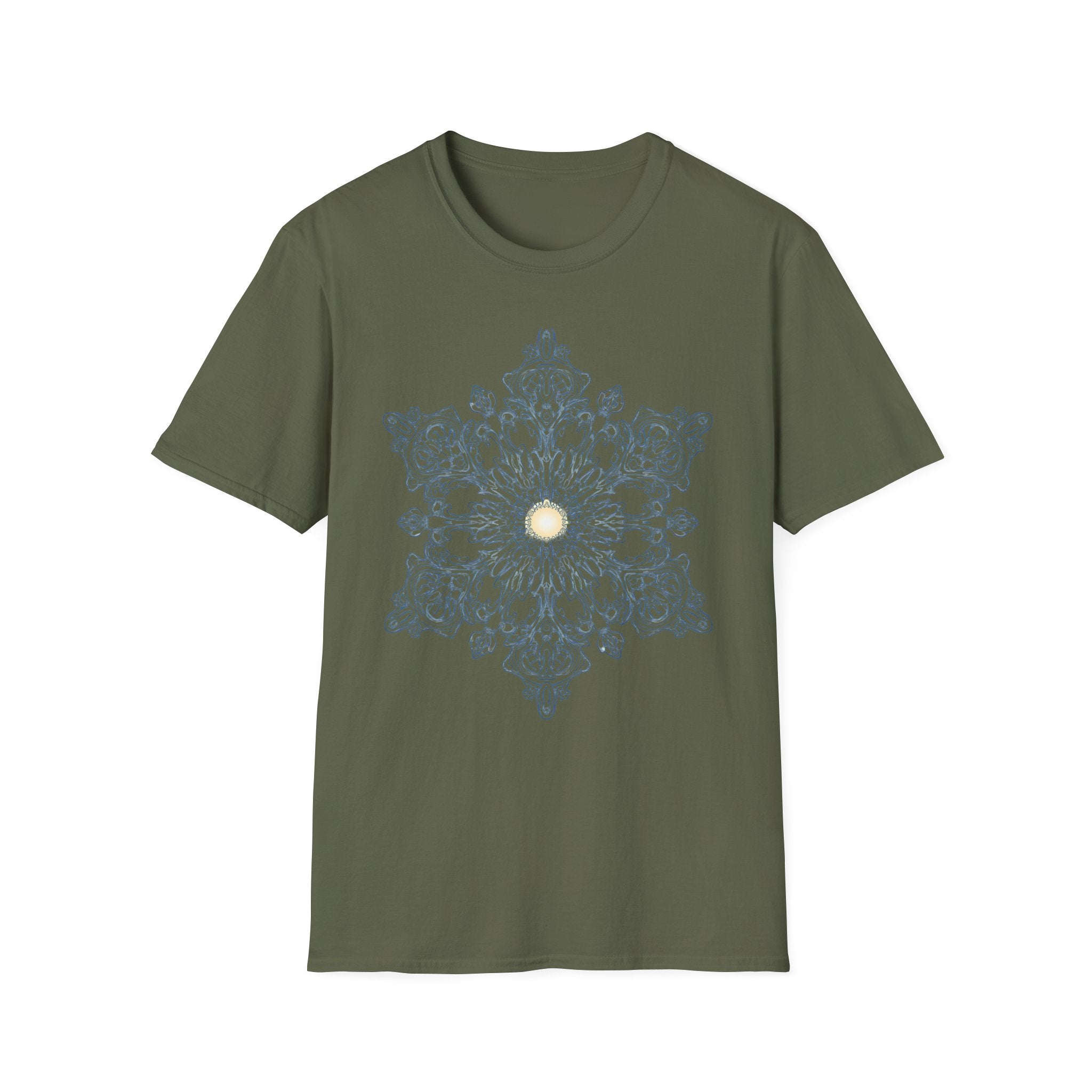 Floral Mandala Tee — Sunburst Lace Graphic T-Shirt