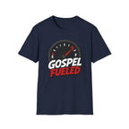 Gospel Fueled T-Shirt — Christian Faith Fuel Gauge Tee