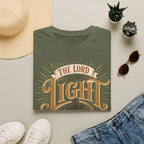 Christian T-Shirt - "The Lord Is My Light & Peace" Inspirational Faith Tee