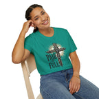 Christian T-Shirt — "Paid in Full" Cross Graphic Faith Tee