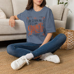 T-Shirt — “He Leads Me By His Grace” Christian Inspirational Tee