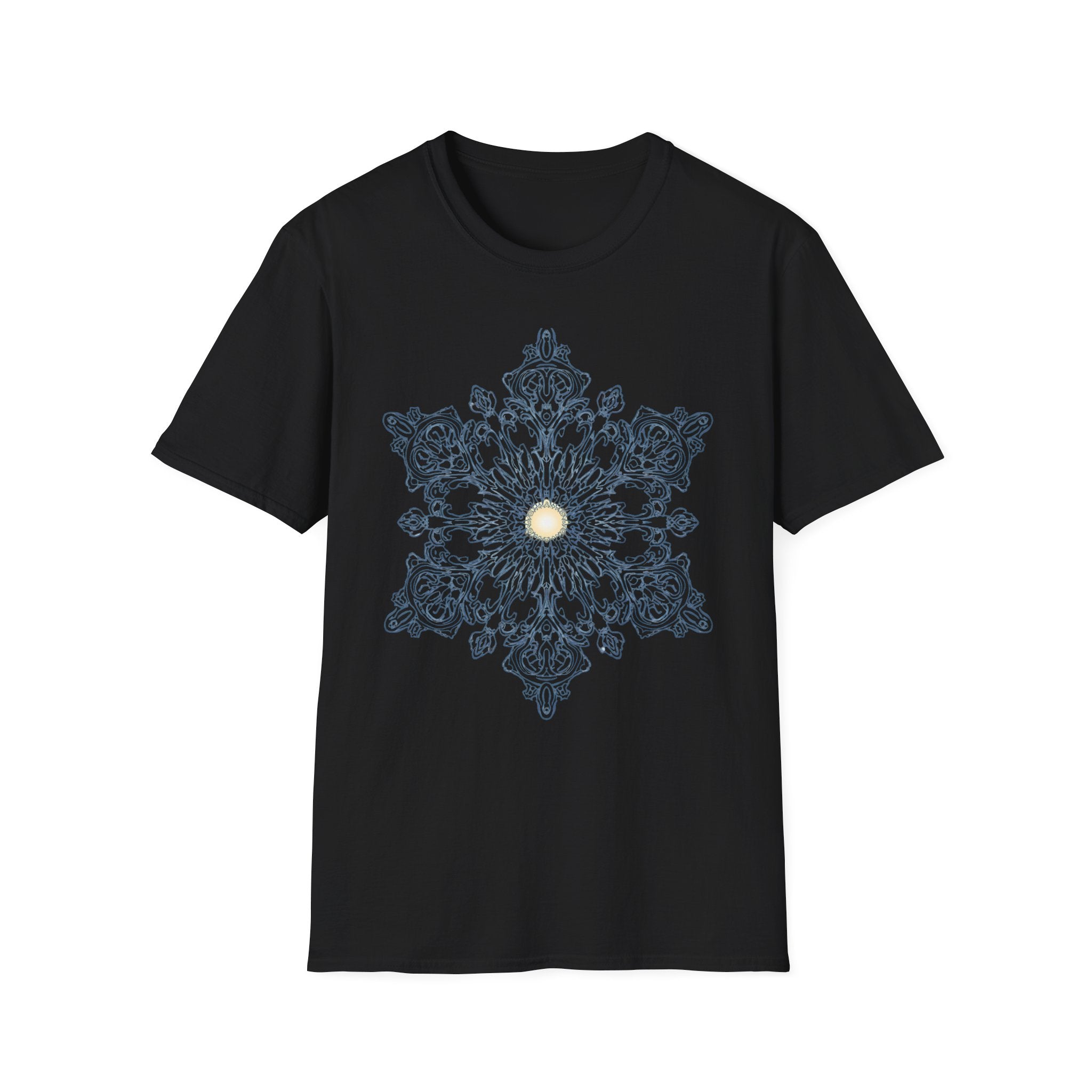 Floral Mandala Tee — Sunburst Lace Graphic T-Shirt