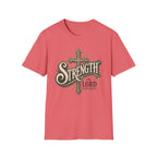 Strength Cross T‑Shirt — 'The Lord Is My Peace' Christian Faith Tee
