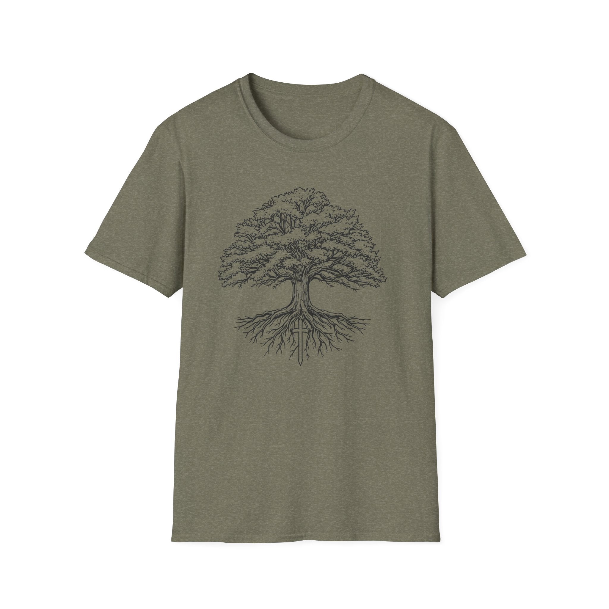 Tree of Life T-Shirt — Detailed Oak Tree Illustration Shirt