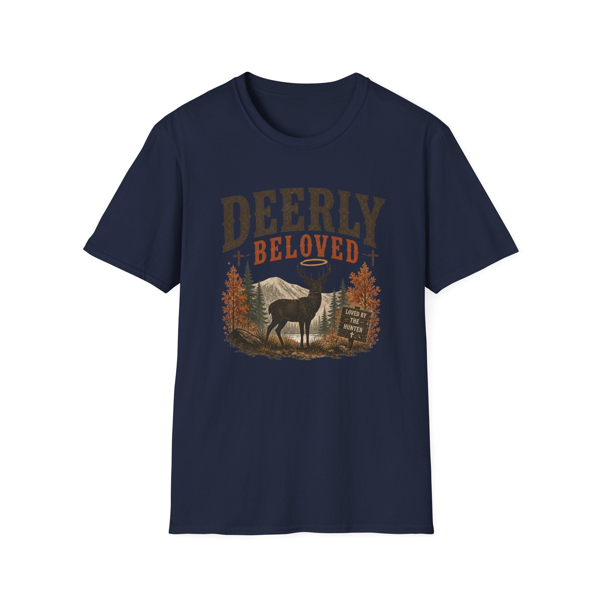 Deerly Beloved Graphic Tee — Rustic Deer Nature T-Shirt