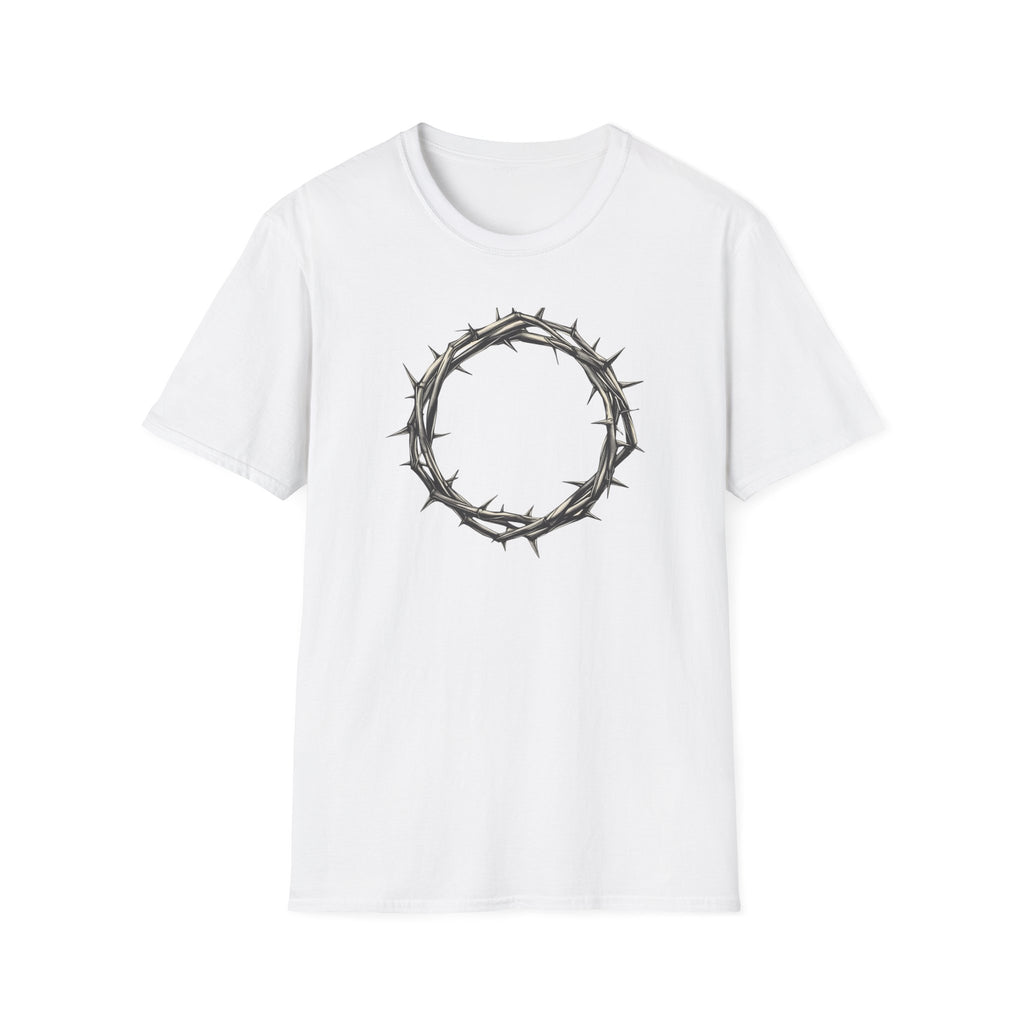 T-Shirt — Minimal Crown of Thorns Graphic Tee | Christian Faith Symbol Shirt