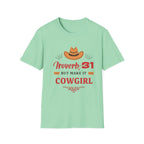 Proverbs 31 Cowgirl T-Shirt — 'Proverbs 31 But Make It Cowgirl' Christian Western Tee