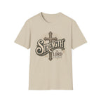Strength Cross T‑Shirt — 'The Lord Is My Peace' Christian Faith Tee