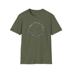 T-Shirt — Minimal Crown of Thorns Graphic Tee | Christian Faith Symbol Shirt