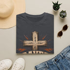 Saved Not Lucky T-Shirt — Christian Cross Faith Graphic Tee
