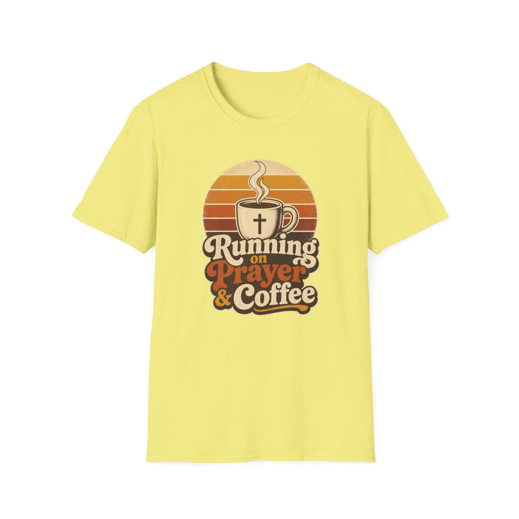 Running on Prayer & Coffee T-Shirt