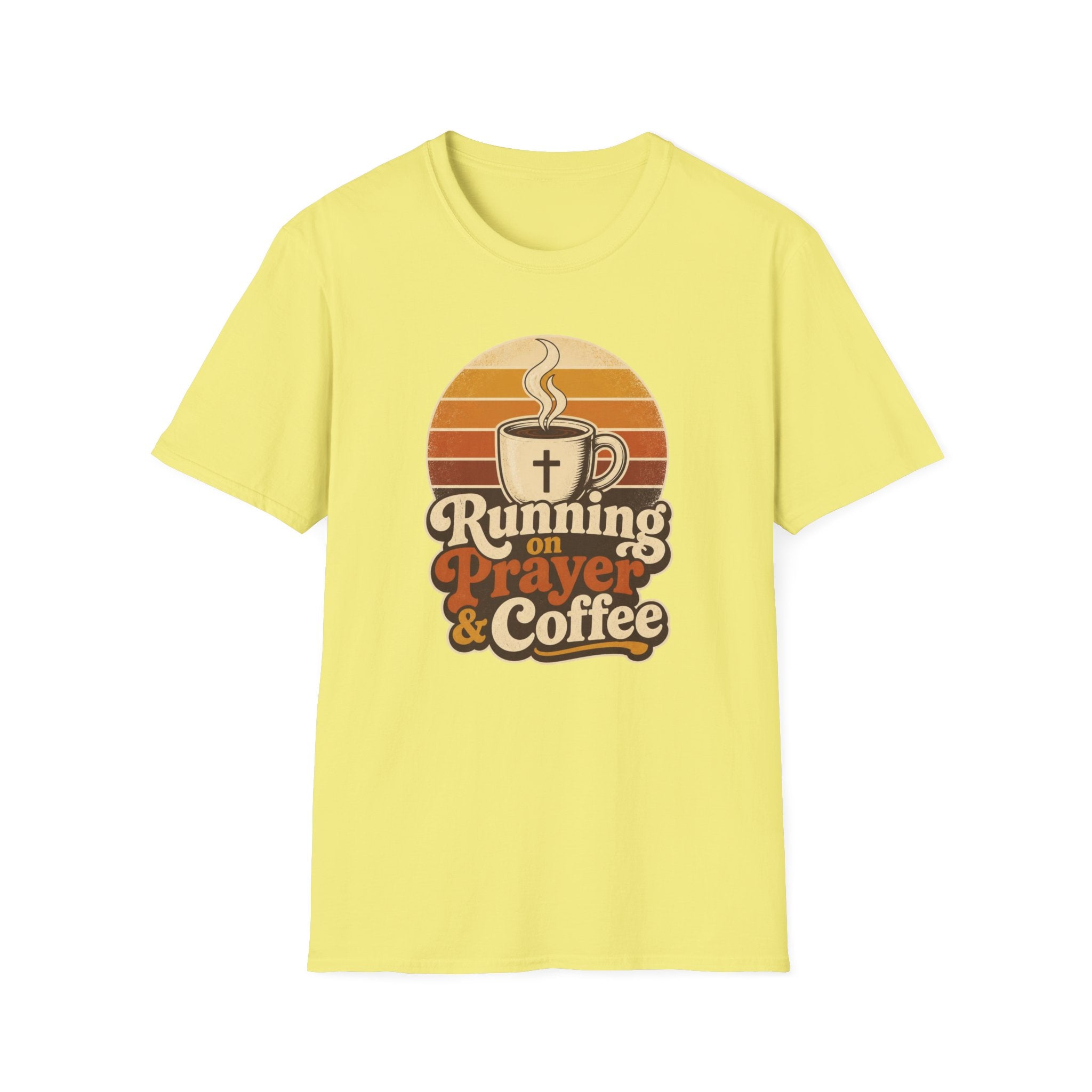Running on Prayer & Coffee T-Shirt