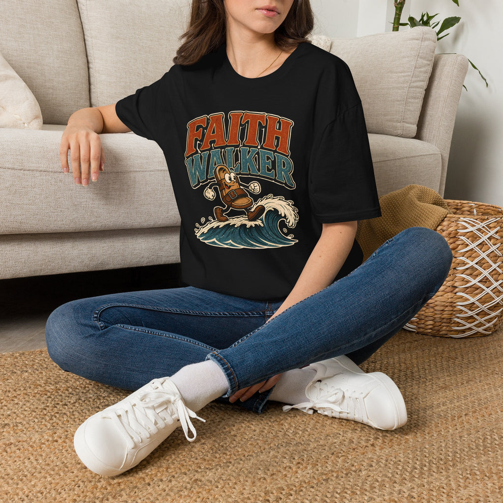 Faith Walker T-Shirt — Retro Surfing Faith Graphic Tee