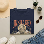 Unshaken Lion T‑Shirt — Vintage Floral Courage Tee
