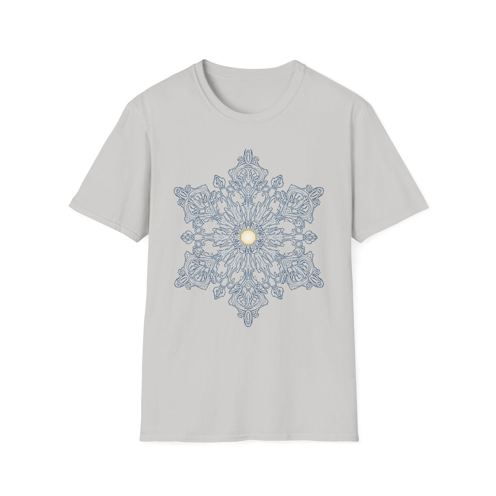 Floral Mandala Tee — Sunburst Lace Graphic T-Shirt