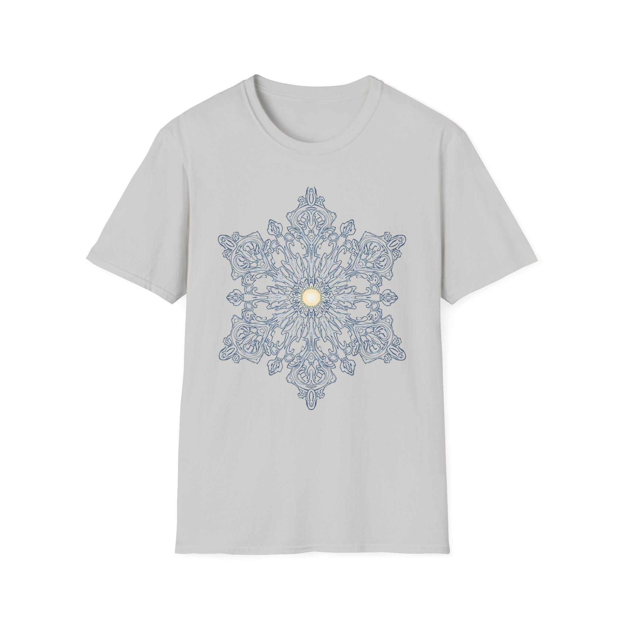 Floral Mandala Tee — Sunburst Lace Graphic T-Shirt