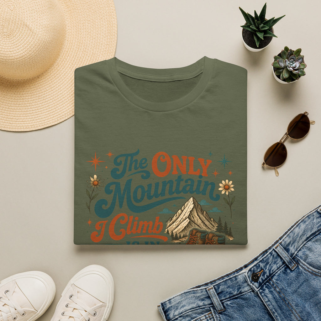 Mountain Psalms T-Shirt — "The Only Mountain I Climb Is in Psalms"