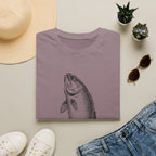 Fish Illustration T-Shirt — Vintage Leaping Trout Graphic