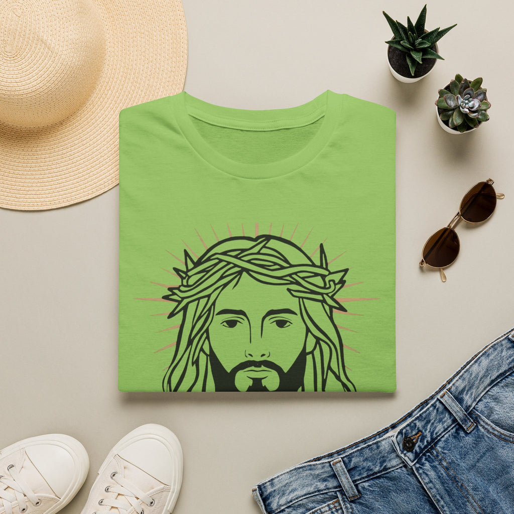 Jesus Portrait T-Shirt — Crown of Thorns Faith Tee
